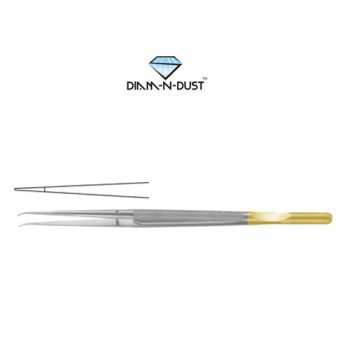Diam-n-Dust™ Micro Suturing Forcep Straight - With Counter Balance Stainless Steel, 25 cm - 9 3/4"